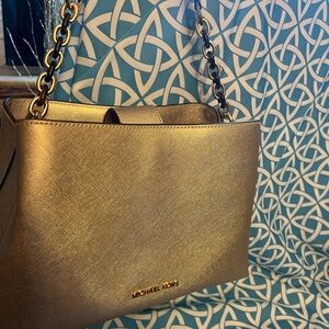 New with tags Michael Kors gold purse